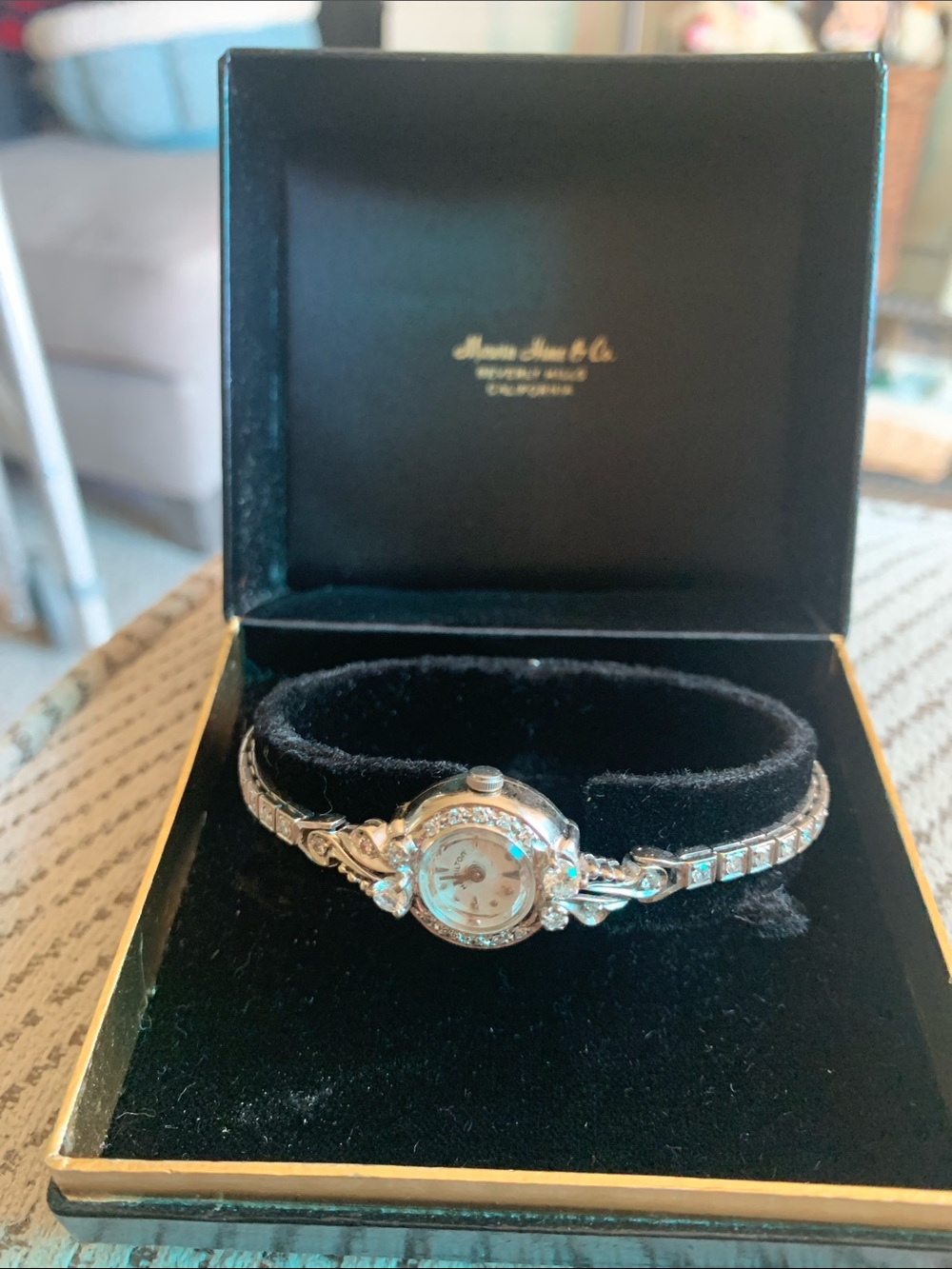 Ladies Silver-Tone Crystal Accent Bracelet Watch - Anne Klein